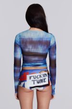 Ibiza Kiss Mesh Long Sleeve - Image 2