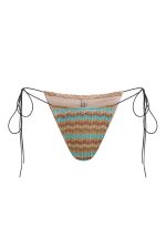 Allure Striped Knit Micro Bikini Bottoms - Image 7